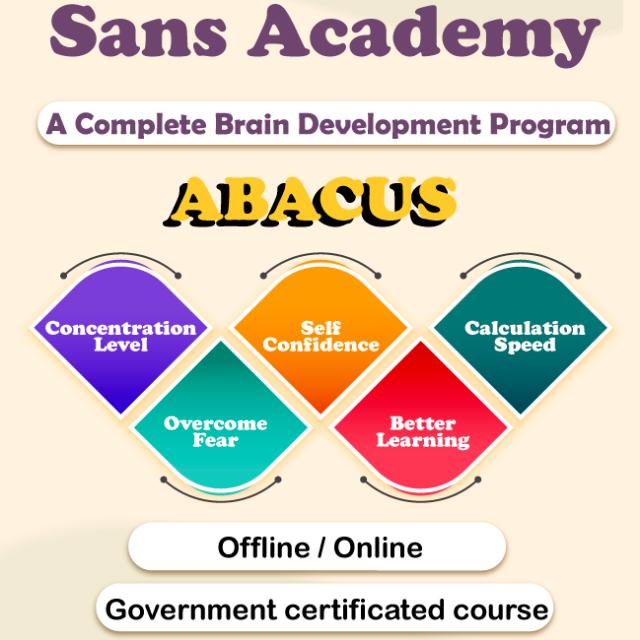 Sans Academy Abacus programme artwork